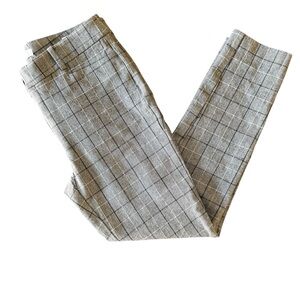 LOFT Gray Plaid Women's Trousers